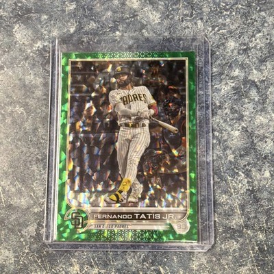2022 Topps Series 1 Fernando Tatís Jr #100 Padres Green Foil /499