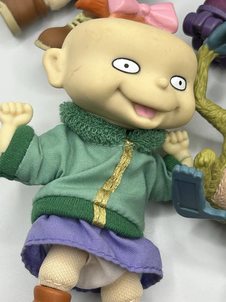Lote de 5 figuras muñecas Rugrats Nickelodeon 1997 vintage juguetes de dibujos animados Mattel años 90 Foto 3 de 4