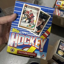 TOPPS 1991 HOCKEY BOX 15 PICTURE CARDS PER PACK 36 PACKS IN FACTORY OPEN BOX