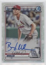 2020 Bowman Chrome Prospect Refractor 258/499 Brady Whalen #CPA-BW Auto 11oq