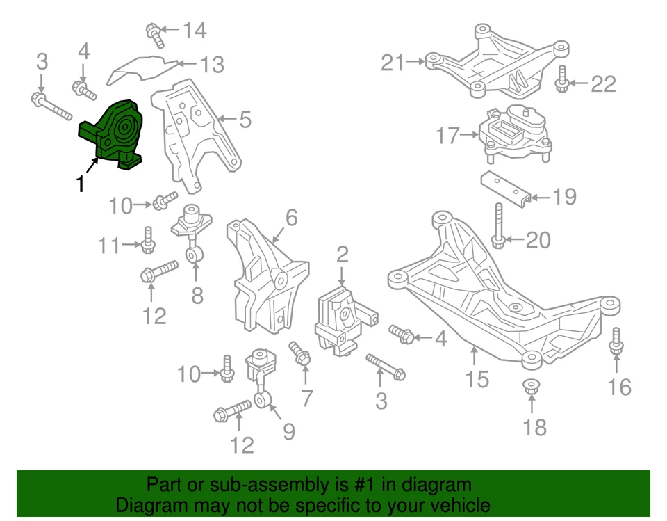 Montaje motor original Audi 8W0-199-372-CQ Foto 2 de 2