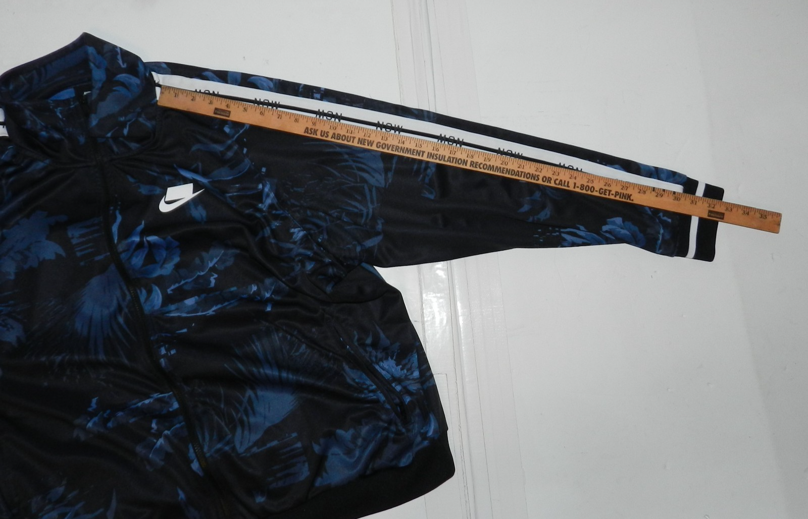 SACAI X NIKE Giacca Uomo Nike Tropicano Track NSW AR1611 010 Taglia XXL Blu