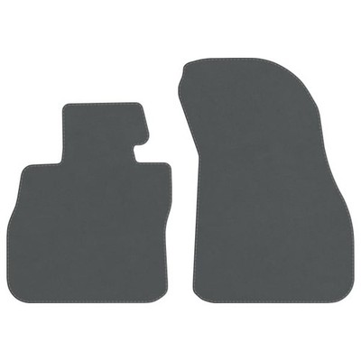 Velours Fußmatten für BMW 1 F40 Bj. 2019 - 2024 Automatten Neu GRAU VORNE ALPS