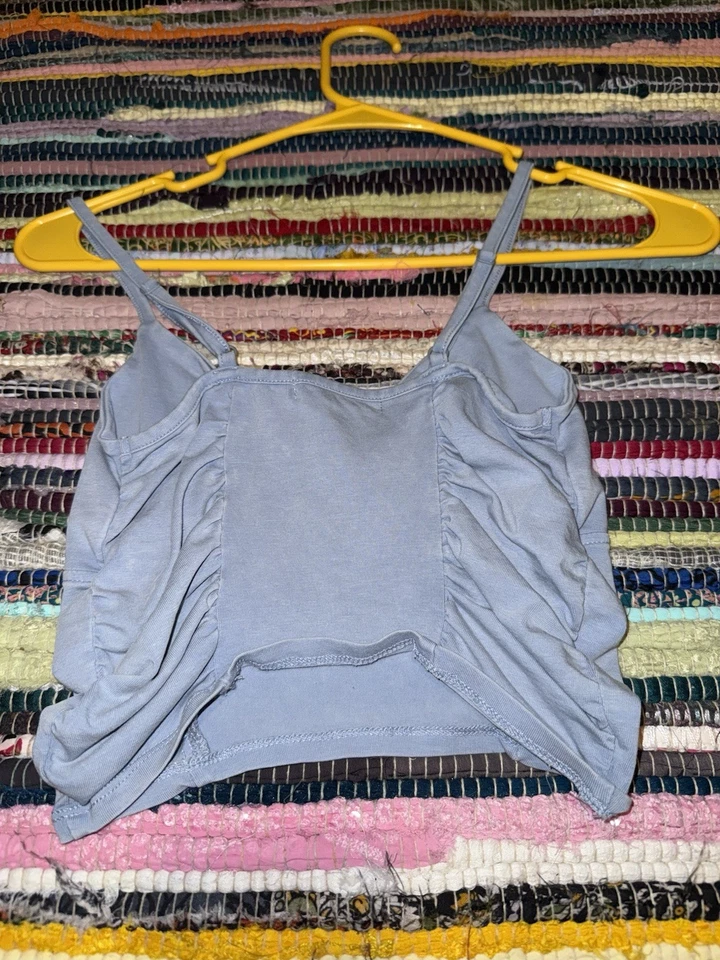 Camiseta sin mangas recortada azul Tilly’s Full Tilt para mujer talla Xs nueva con etiquetas Foto 4 de 4