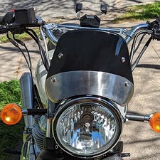 5"-7" Headlight Fairing Windshield For Kawasaki Vulcan VN 800 900 1500 1600 1700