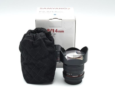 Samyang 14mm 2.8 ED AS IF UMC für Canon EF-Mount Topzustand #45843**