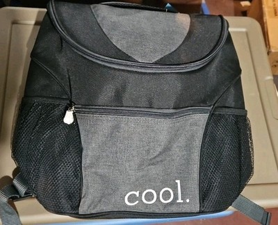 Tastefully Simple  Cooler Backpack Insulated, Black And Gray,  BRAND-NEW w/tags