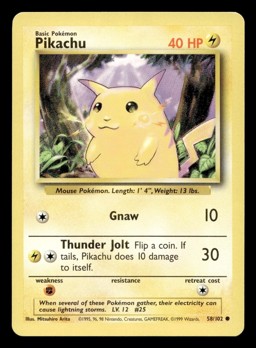 ポケモンカード PokeTour 1999 ピカチュウ 058/102 Pikachu 058/102 Miscellaneous Cards & Products for sale | eBay