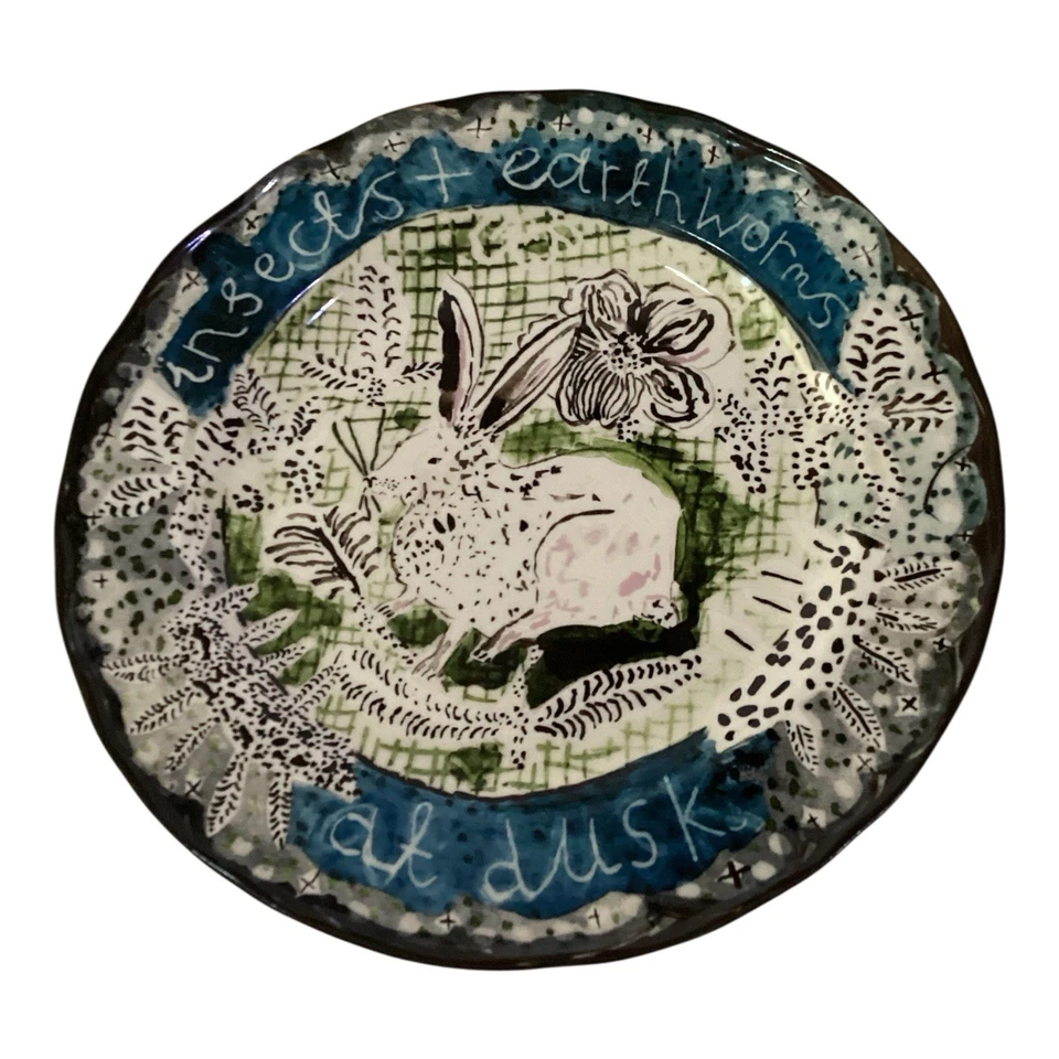 Juego de 4 platos de colección de picnic Anthropologie Woodland de Cornelia O'Donovan Foto 4 de 4