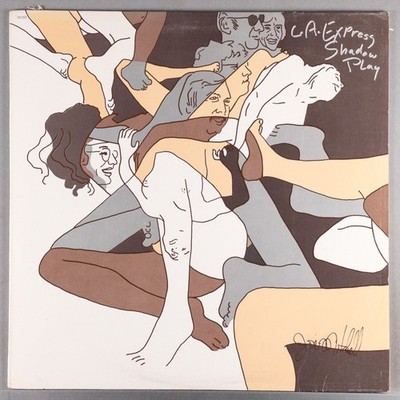 L.A. EXPRESS Shadow Play 1976 LP Vinyl Record Album : VG+/VG+ PZ 34355