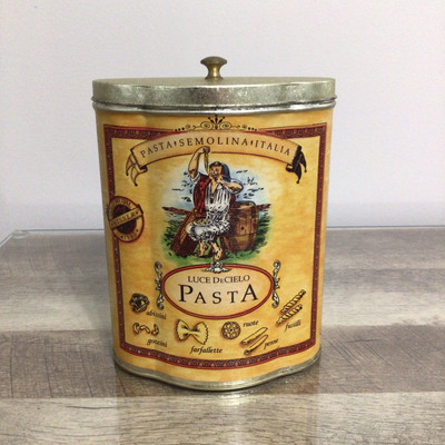 Pasta Semolina Italia Luce DE Cielo Empty PASTA Tin Can