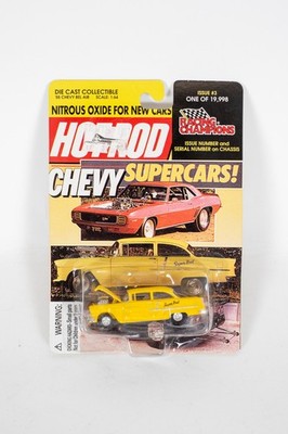 Racing Champions Hot Rod Magazine  55 Chevy Bel Air Super Brut 1:64 Issue #3