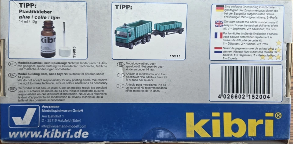 Amoladora de pavimento Kibri HO "Fresadora en frío, negra" 15200 - Nueva en caja Foto 3 de 4