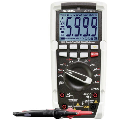 VOLTCRAFT VC450 Waterproof Digital Multimeter IP65 CAT III000 V CAT IV