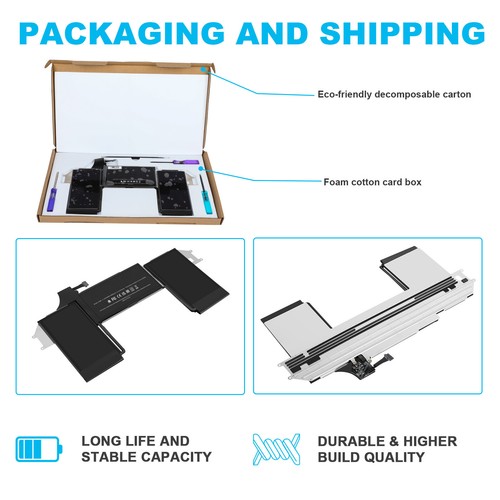 Lot 50X A1965 Battery for Apple Macbook Air 13" 2018-2021 A1932 A2179 EMC 3184 - Picture 8 of 12