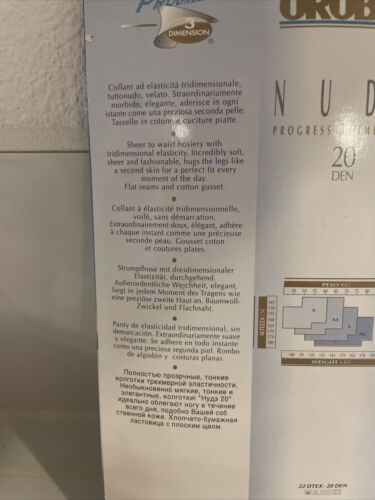 Medias transparentes Oroblu diferentes 20 denier HECHAS EN ITALIA II medianas - Imagen 8 de 9