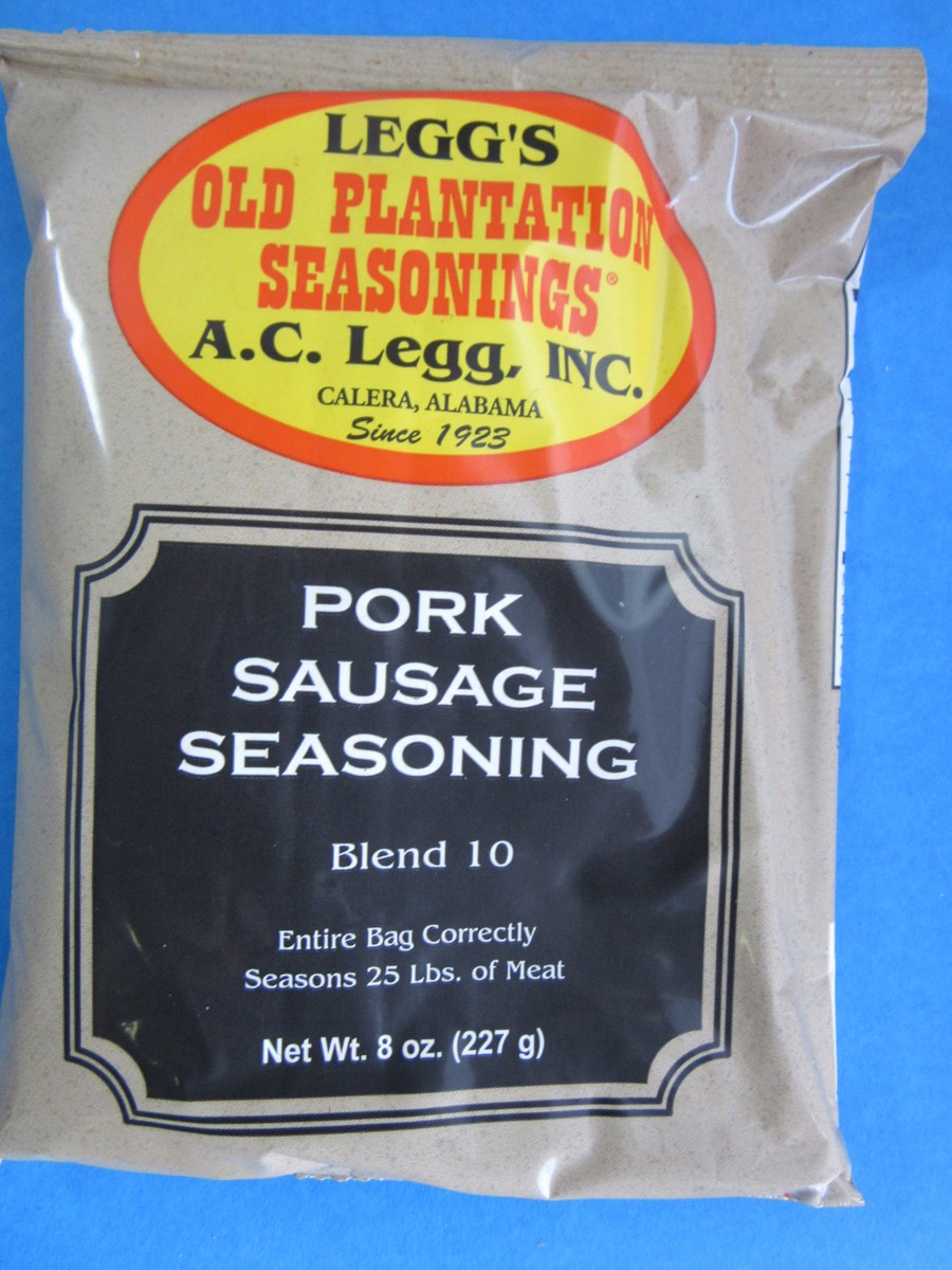 ORIGINAL Flavor Old Plantation Pan Sausage Seasoning Blend #10 for