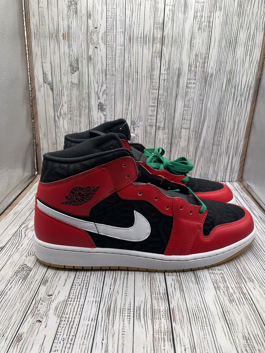 Nike Air Jordan 1 Mid 赤黒 Nike Air Jordan 1 Mid SE 'Christmas' red, black, white