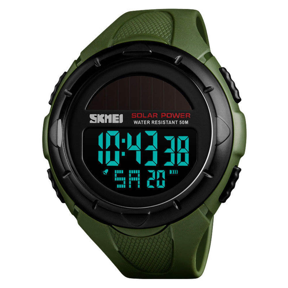 Dynamic Solar-Powered Electronic Watch with High-Quality Movement