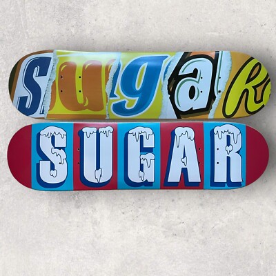 RARE Candy Wrapper Sugar Skateboard Deck 8 Shrink Snickers Reese s Red DGK ICEE