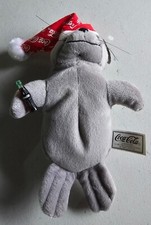 1997 Coca Cola SEAL W/HAT Plush Bean Bag Stuffed Animal