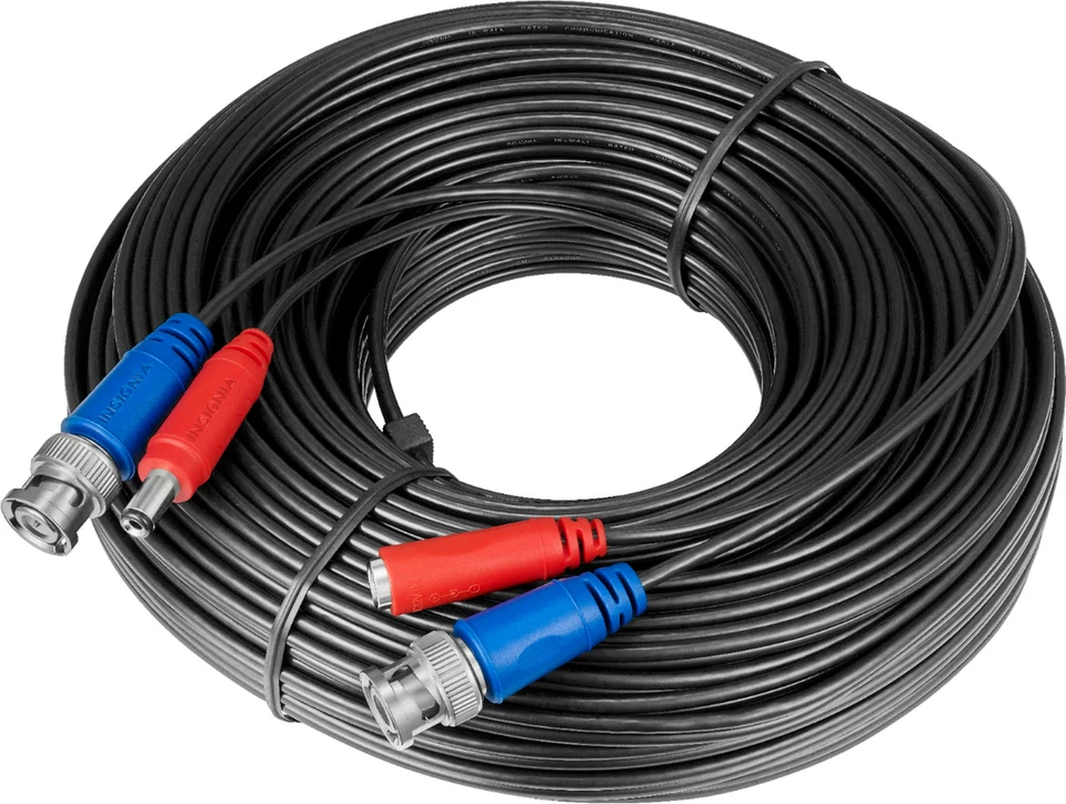 NEW Insignia NS-SBNC100P9 100' 4K Ultra HD Premium Video/Power Security Cable - Image 2 of 4
