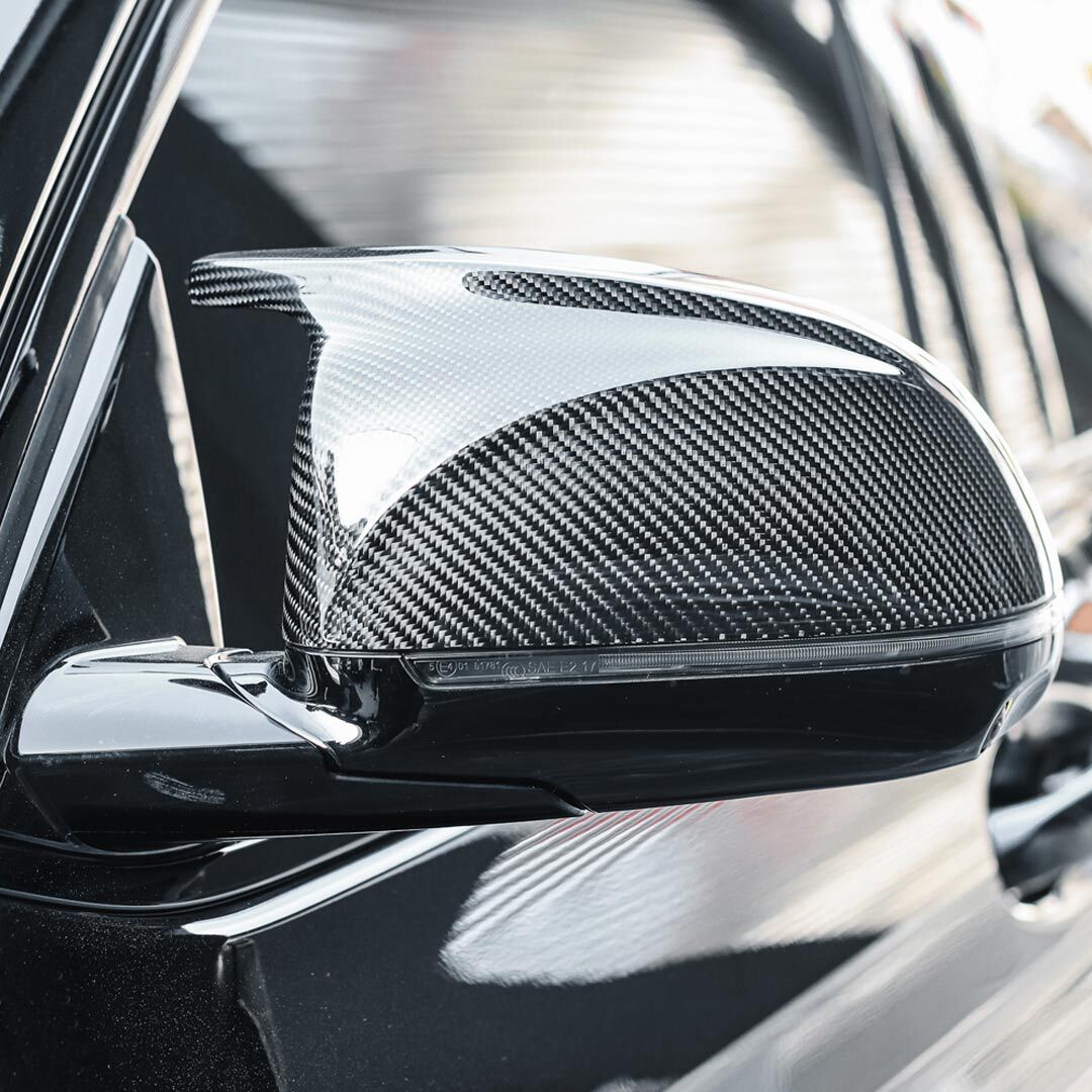 Spiegelkappen EVO Look Glanzend Zwart Passend Voor BMW X3 G01, X4 G02 X5 G05, X6 G06 En X7 G07