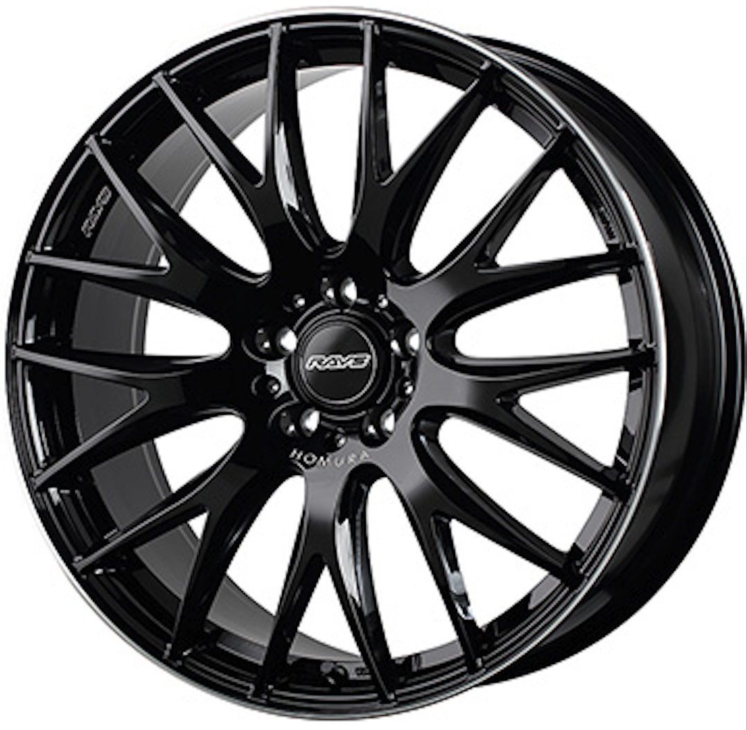 【kiranko】 RAYS HOMURA2×9 19イン8J 5×100 2x10BD BLACK CLEAR EDITION｜RAYS｜Innovative High