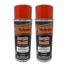 Two Pack Genuine OEM Kubota 70000-73713 Bright Orange II Touch Up Spray Paint