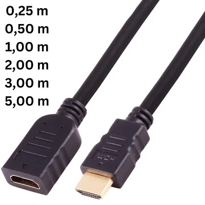 S-CONN HDMI Kabel Verlängerung Verlängerungskabel 4K UHD 2160p HDR ARC CEC Dolby DTS HD
