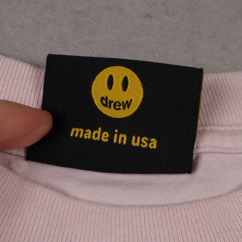 Drew House Yummy camicia uomo maglietta grande rosa Justin Bieber merch manica corta - Foto 4 di 15