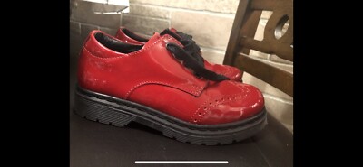 Bottes Rouges En Cuir Verni Dolce & Gabbana - Taille 35.5 (US 5.5) - Occasion En Très Bon état