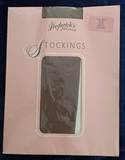 Fredericks of Hollywood Vintage Stockings Beige 1 Size Style 994