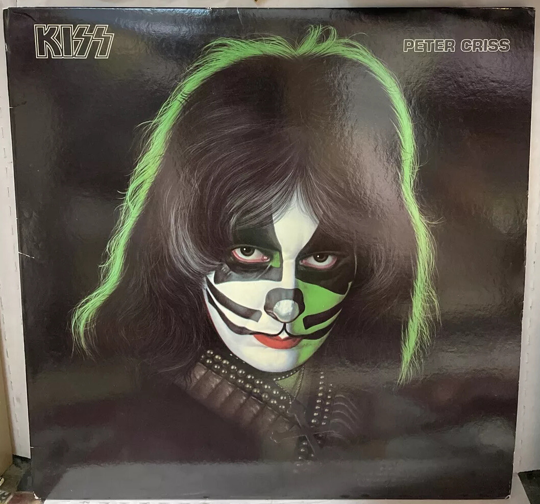 Kiss Peter Criss Record NBLP7122 w/Poster, Santa Maria Pressing