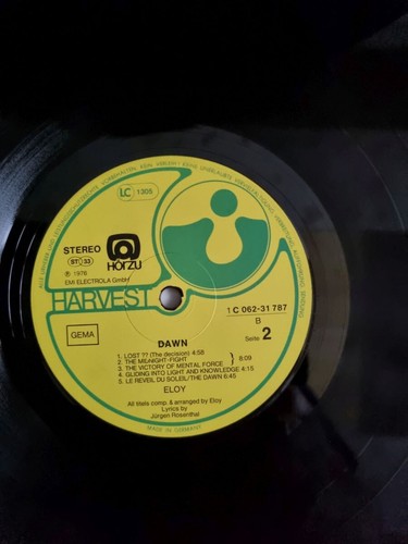 Eloy - Dawn Vinyl, LP, HÖR ZU Germany press Mint- 1976 - Picture 6 of 7
