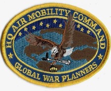 A r m y Milit.  US Air F. HEADQUARTER  COMMAND  Abzeichen Patch USAF Scott Base