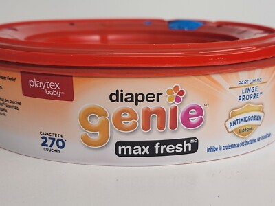 Packs Playtex Baby Diaper Genie Max Fresh Refill Holds 270 Diapers  Each