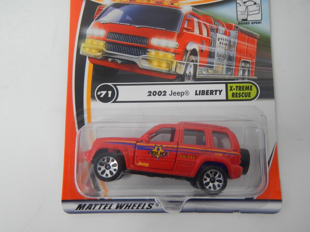 ミニカー MATCHBOX 2002 Jeep LIBERTY 1/18 Matchbox X-treme Rescue 2002 Jeep Liberty Police #71 | eBay