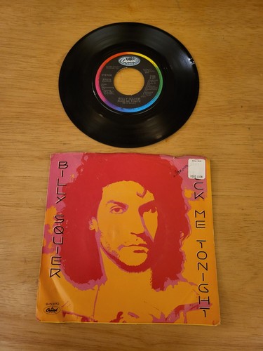 BILLY SQUIER Rock me Tonight / Can't get next to you 45 Vinyl Record B-5370