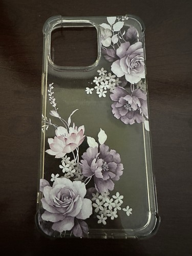 Iphone 14 Pro Max Floral Transparent Case