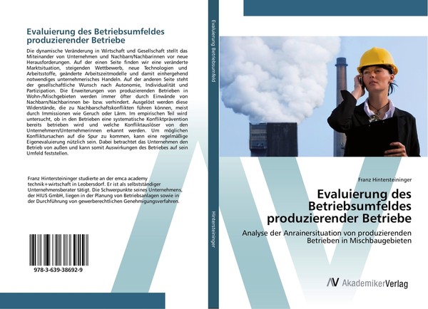 Evaluierung Des Betriebsumfeldes Produzierender Betriebe | Buch | 9783639386929-image