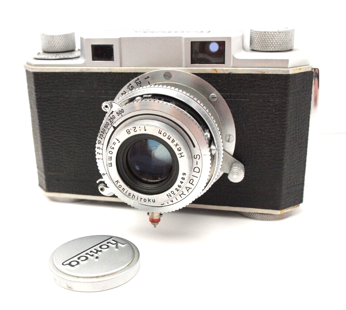 KONICA I Hexanon 1:2.8 f=50mm KONIRAPID-S MADE IN OCCUPIED JAPAN w