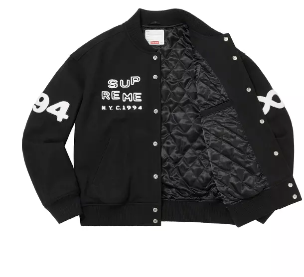 Louis Vuitton Supreme Varsity Jacket