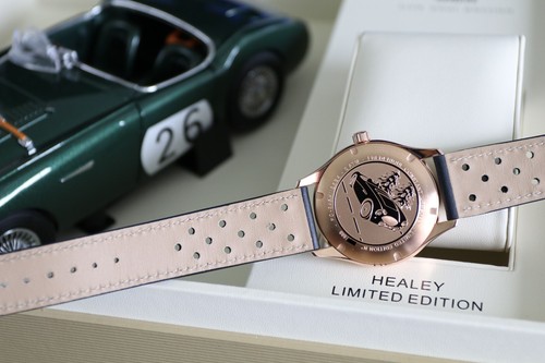 Chapado en Oro Rosa FREDERIQUE CONSTANT Esfera Azul Healey Limitada a 888 Caja de Reloj/P - Imagen 14 de 20