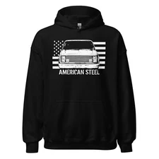 Square Body Hoodie, Mens C10 Sweatshirt, Squarebody Truck Pullover Jacket
