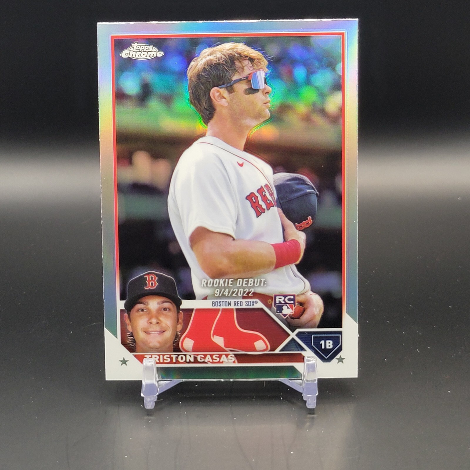 Triston Casas 2023 Topps Chrome Update #USC125 Refractor Rookie Debut RC