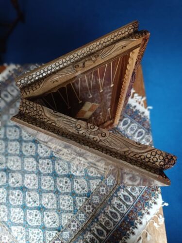 Backgammon(HANDGEFERTIGT) , Massivholz WALNUSS aus Persien(Sanandaj) 51×50×8,5cm - Bild 7 von 15