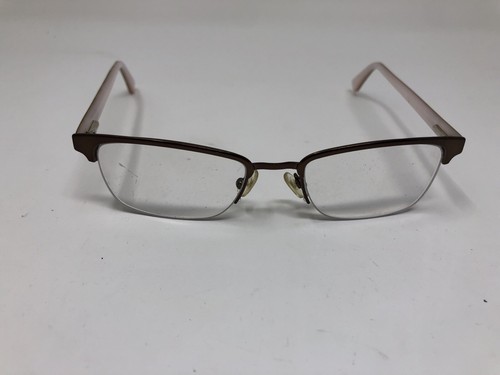 Juicy Couture JU113 RH9 Eyeglasses Frame Half Rim Bronze Tortoise 48-18-140 C359