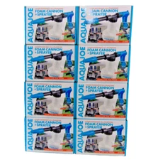 8x Aqua Joe 2-in-1 Hose-Powered Foam Cannon Spray Gun | Quick-Connect