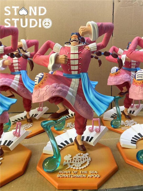 One Piece Scratchmen Apoo Resin Stand studio Statue Model 32cm | eBay